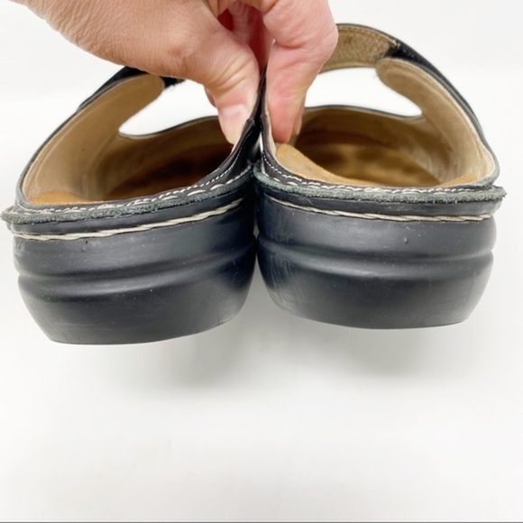 Finn Comfort Stanford MaryJane Clogs Leather Black 38 EUR Women’s - Picture 11 of 12